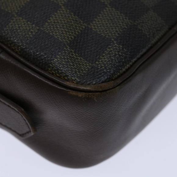 LOUIS VUITTON Damier Ebene Trousse Toilette Clutch Bag N47623 LV Auth 67716 - Picture 16 of 16